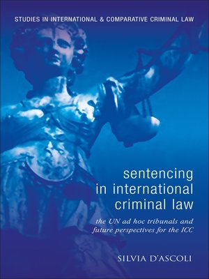 cover image of Sentencing in International Criminal Law